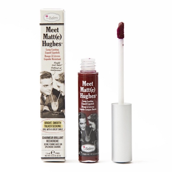 THEBALM MEET MATT(E) HUGHES LONG LASTING LIQUID LIPSTICK IN ADORING 7.4ML BNIB - Picture 1 of 2
